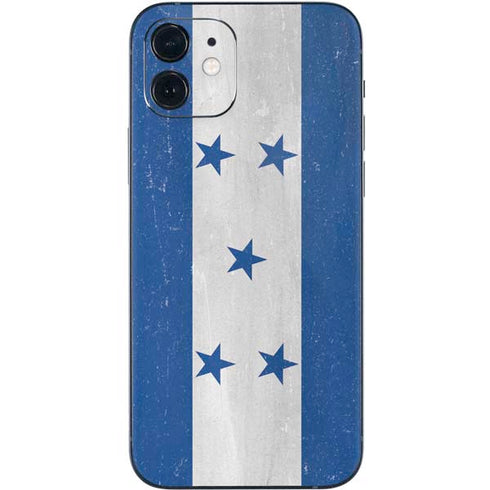 Honduras Flag Distressed iPhone 12 Skin
