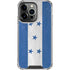 Honduras Flag Distressed iPhone 14 Pro Clear Case
