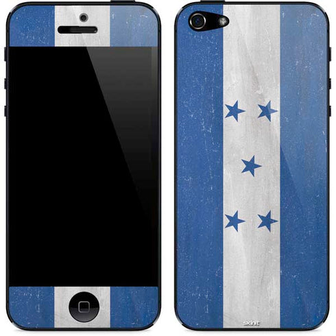 Honduras Flag Distressed iPhone 5/5s/5SE Skin