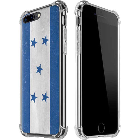 Honduras Flag Distressed iPhone 7/8 Plus Clear Case
