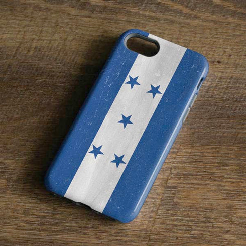 Honduras Flag Distressed iPhone 8 Pro Case