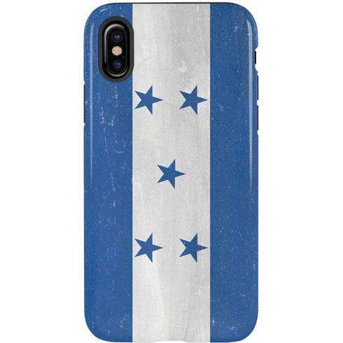 Honduras Flag Distressed iPhone X Pro Case
