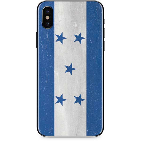 Honduras Flag Distressed iPhone XS Skin