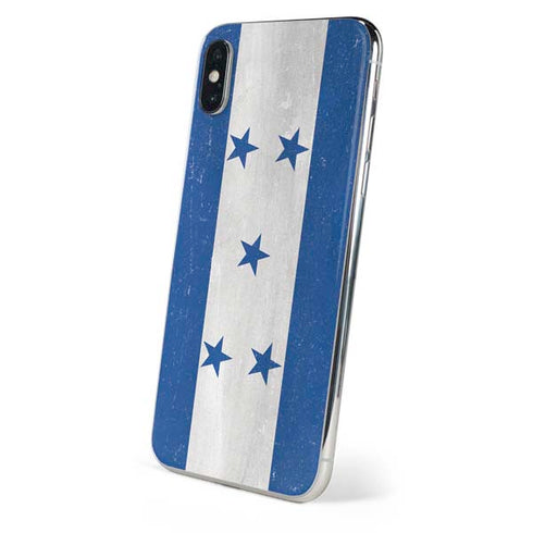 Honduras Flag Distressed iPhone XS Skin