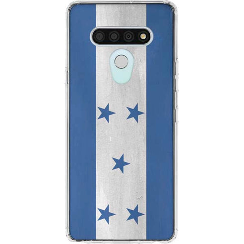 Honduras Flag Distressed LG Stylo 6 Clear Case