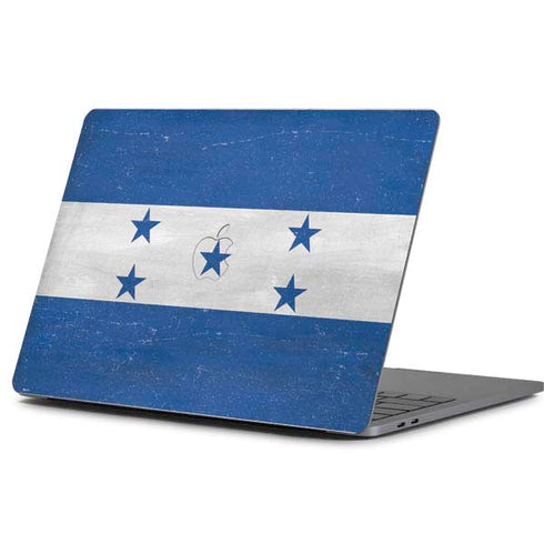 Honduras Flag Distressed Apple MacBook Pro 13-inch Skin