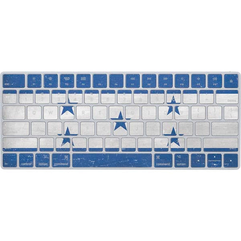 Honduras Flag Distressed Magic Keyboard Skin