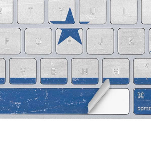 Honduras Flag Distressed Magic Keyboard Skin