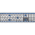 Honduras Flag Distressed Magic Keyboard with Numeric Keypad Skin