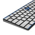 Honduras Flag Distressed Magic Keyboard with Numeric Keypad Skin
