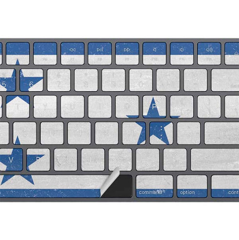 Honduras Flag Distressed Magic Keyboard with Numeric Keypad Skin