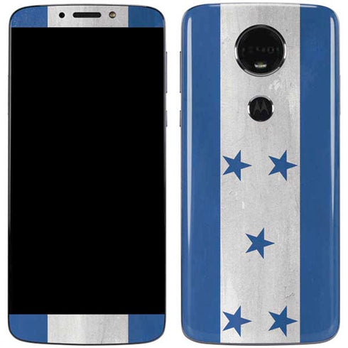 Honduras Flag Distressed Moto E5 Plus Skin