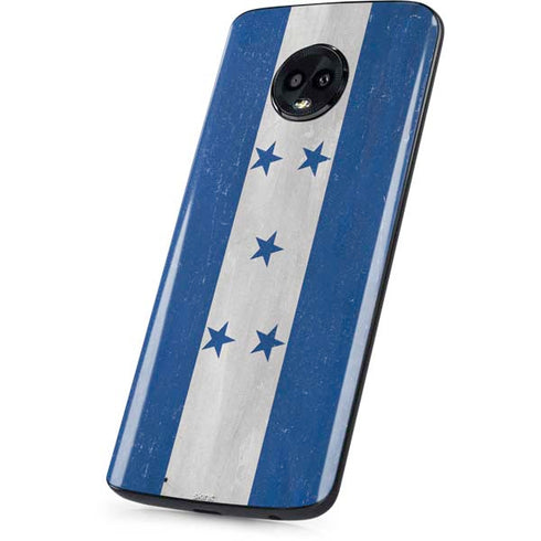 Honduras Flag Distressed Moto G6 Skin
