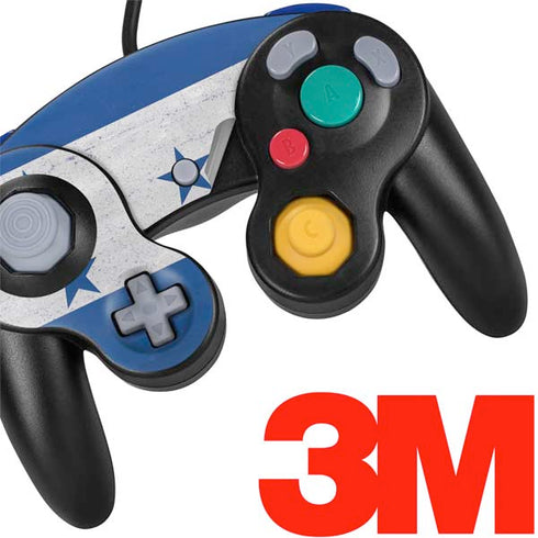Honduras Flag Distressed Nintendo GameCube Controller Skin