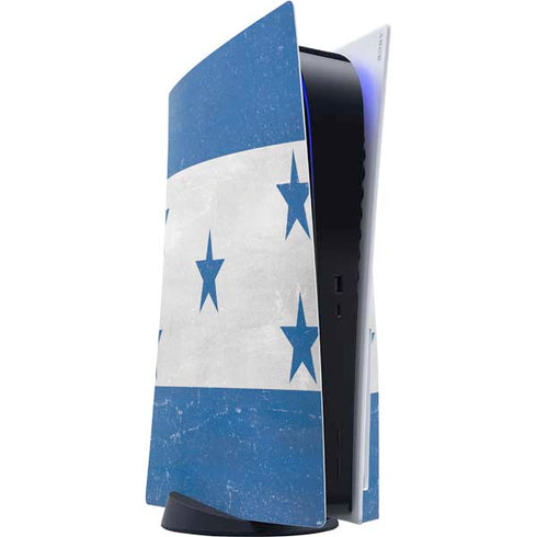 Honduras Flag Distressed PS5 Console Skin