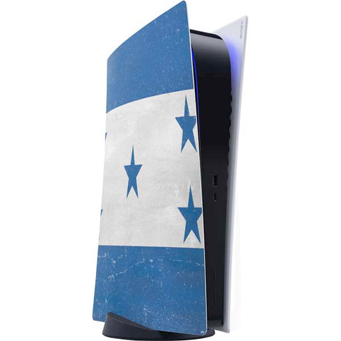 Honduras Flag Distressed PS5 Digital Edition Console Skin