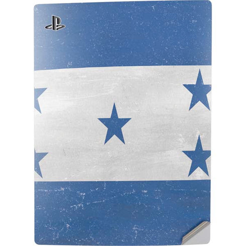 Honduras Flag Distressed PS5 Digital Edition Console Skin