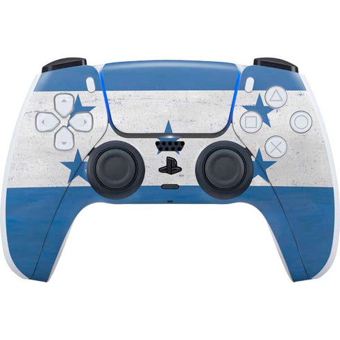 Honduras Flag Distressed PS5 Controller Skin