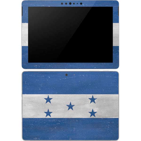 Honduras Flag Distressed Surface Go Skin
