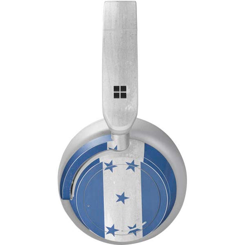 Honduras Flag Distressed Surface Headphones Skin