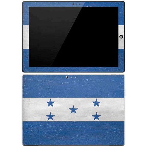 Honduras Flag Distressed Surface Pro 3 Skin
