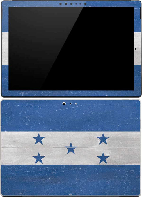 Honduras Flag Distressed Surface Pro 4 Skin