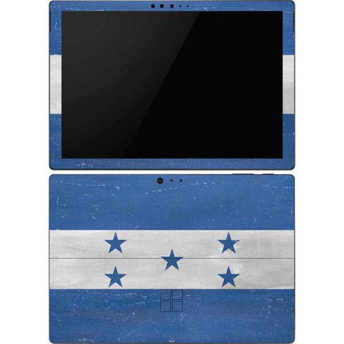 Honduras Flag Distressed Surface Pro 6 Skin
