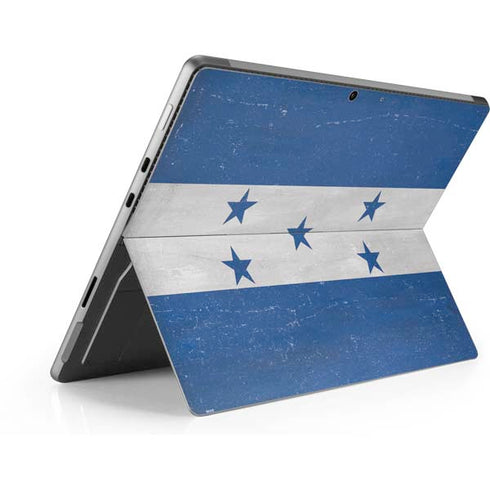 Honduras Flag Distressed Surface Pro 8 Skin