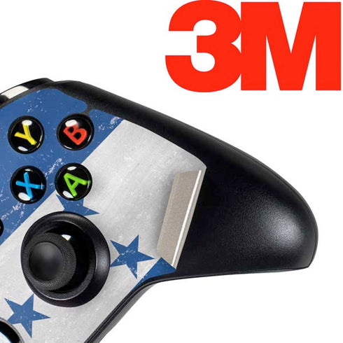 Honduras Flag Distressed Xbox One Controller Skin