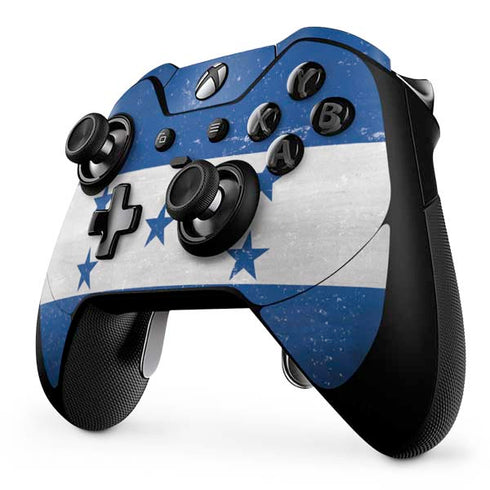 Honduras Flag Distressed Xbox One Elite Controller Skin