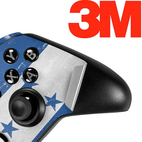 Honduras Flag Distressed Xbox One Elite Controller Skin