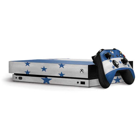 Honduras Flag Distressed Xbox One X Bundle Skin