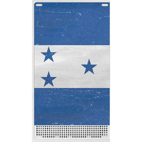 Honduras Flag Distressed Xbox Series S Console Skin