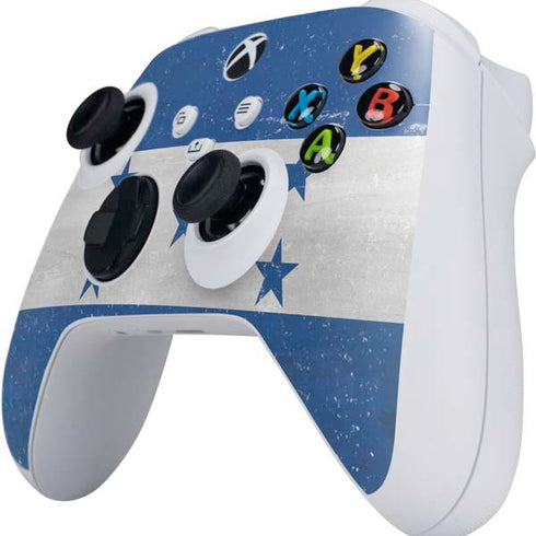 Honduras Flag Distressed Xbox Series S Controller Skin