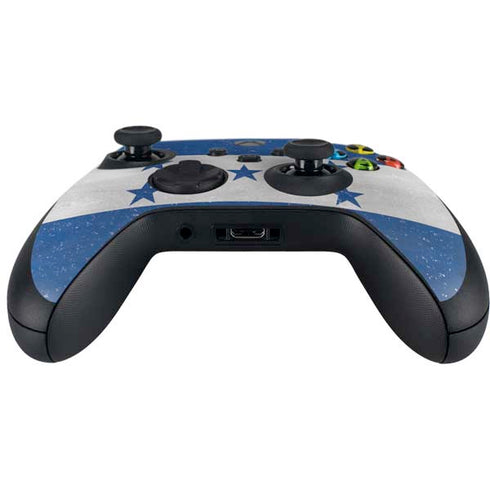 Honduras Flag Distressed Xbox Series X Controller Skin