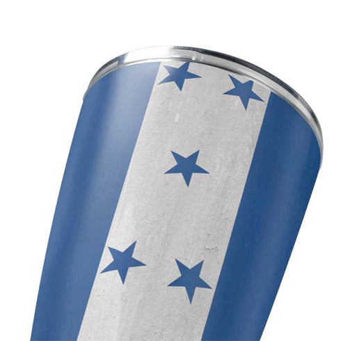 Honduras Flag Distressed Yeti 20oz Tumbler Skin