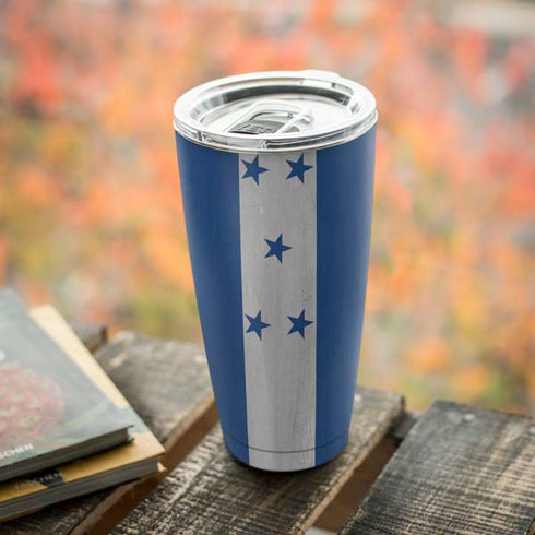 Honduras Flag Distressed Yeti 20oz Tumbler Skin