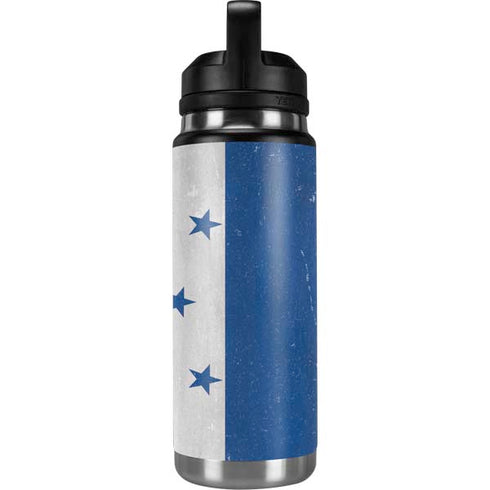 Honduras Flag Distressed YETI Rambler 26oz Bottle Skin