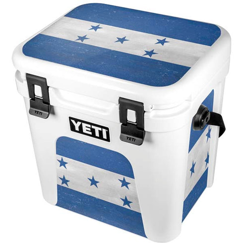Honduras Flag Distressed YETI Roadie 24 Hard Cooler Skin