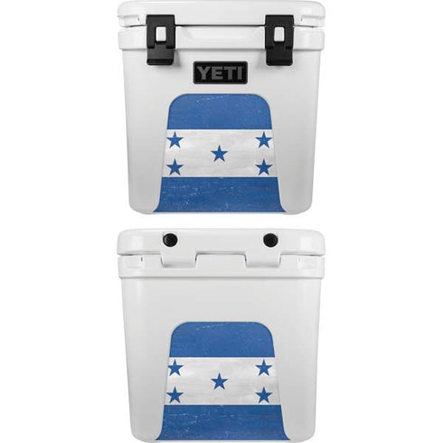 Honduras Flag Distressed YETI Roadie 24 Hard Cooler Skin