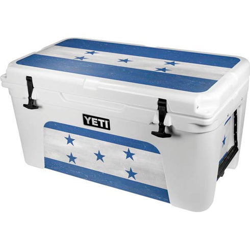 Honduras Flag Distressed YETI Tundra 65 Hard Cooler Skin
