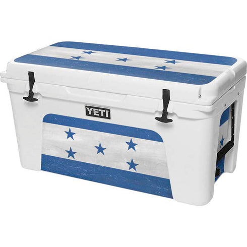 Honduras Flag Distressed YETI Tundra 75 Hard Cooler Skin
