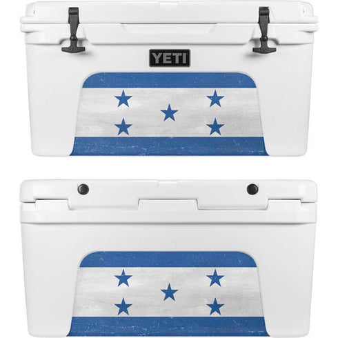 Honduras Flag Distressed YETI Tundra 75 Hard Cooler Skin