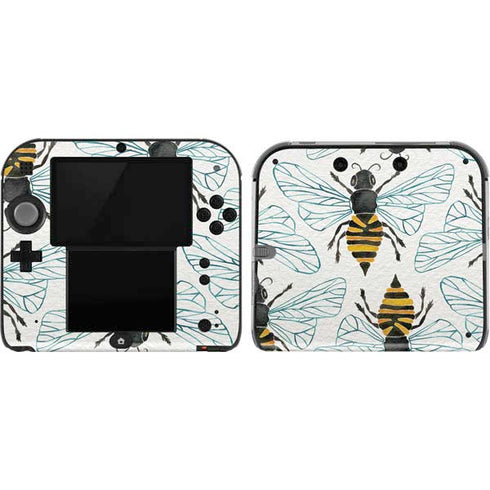 Cat Coq Honey Bee Nintendo 2DS Skin