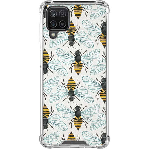Cat Coq Honey Bee Galaxy A12 Clear Case