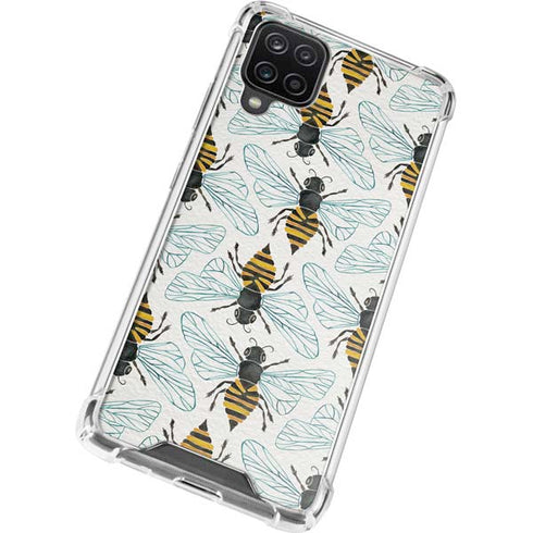 Cat Coq Honey Bee Galaxy A12 Clear Case