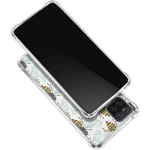 Cat Coq Honey Bee Galaxy A12 Clear Case