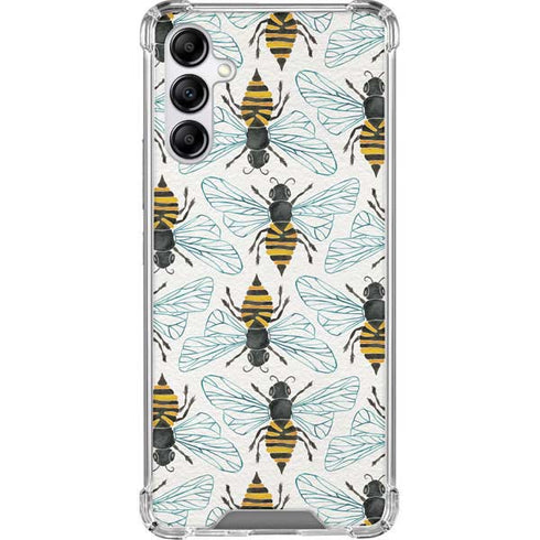 Cat Coq Honey Bee Galaxy A14 5G Clear Case