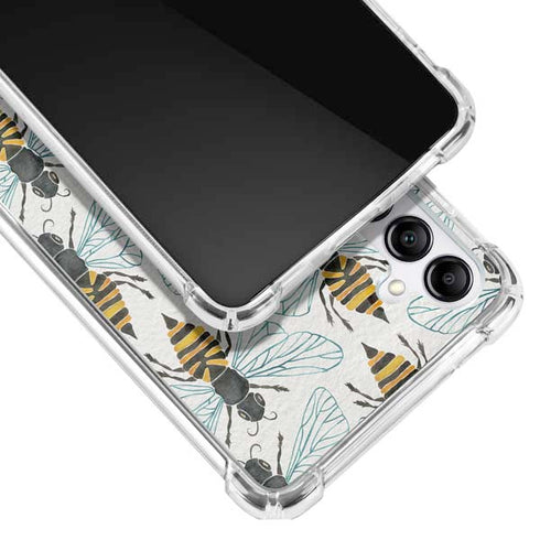 Cat Coq Honey Bee Galaxy A14 5G Clear Case
