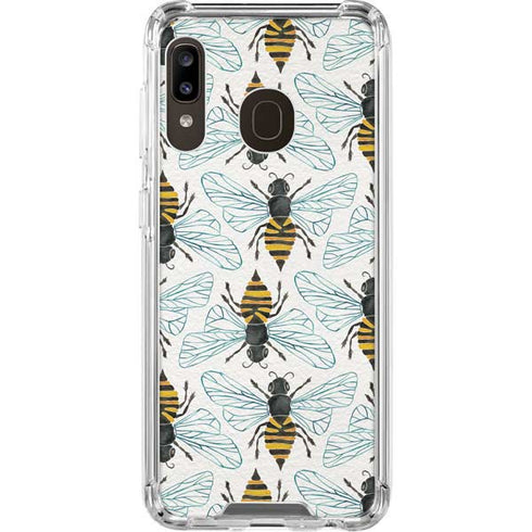 Cat Coq Honey Bee Galaxy A30 Clear Case
